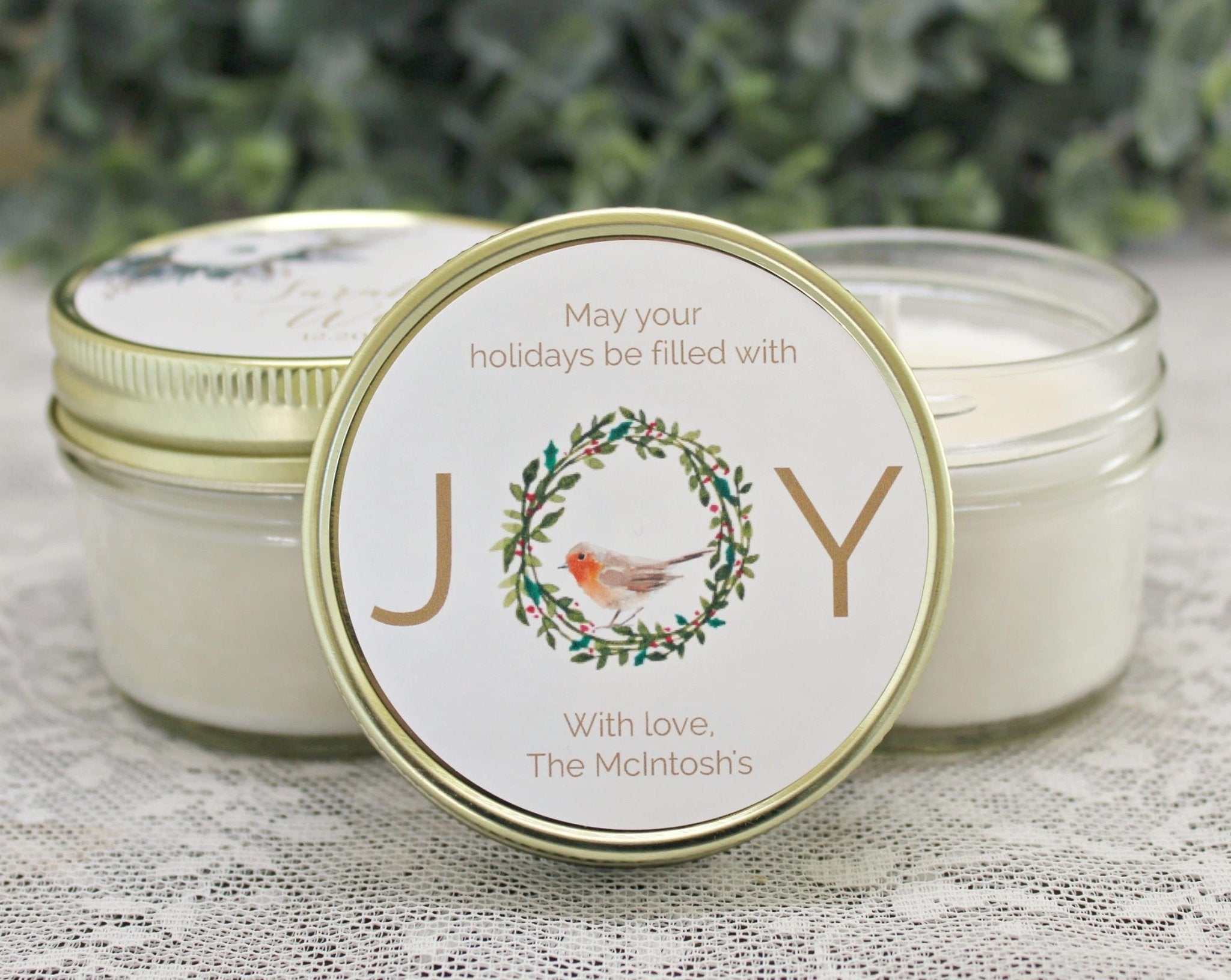 Joy Christmas Favor - The Dancing Wick