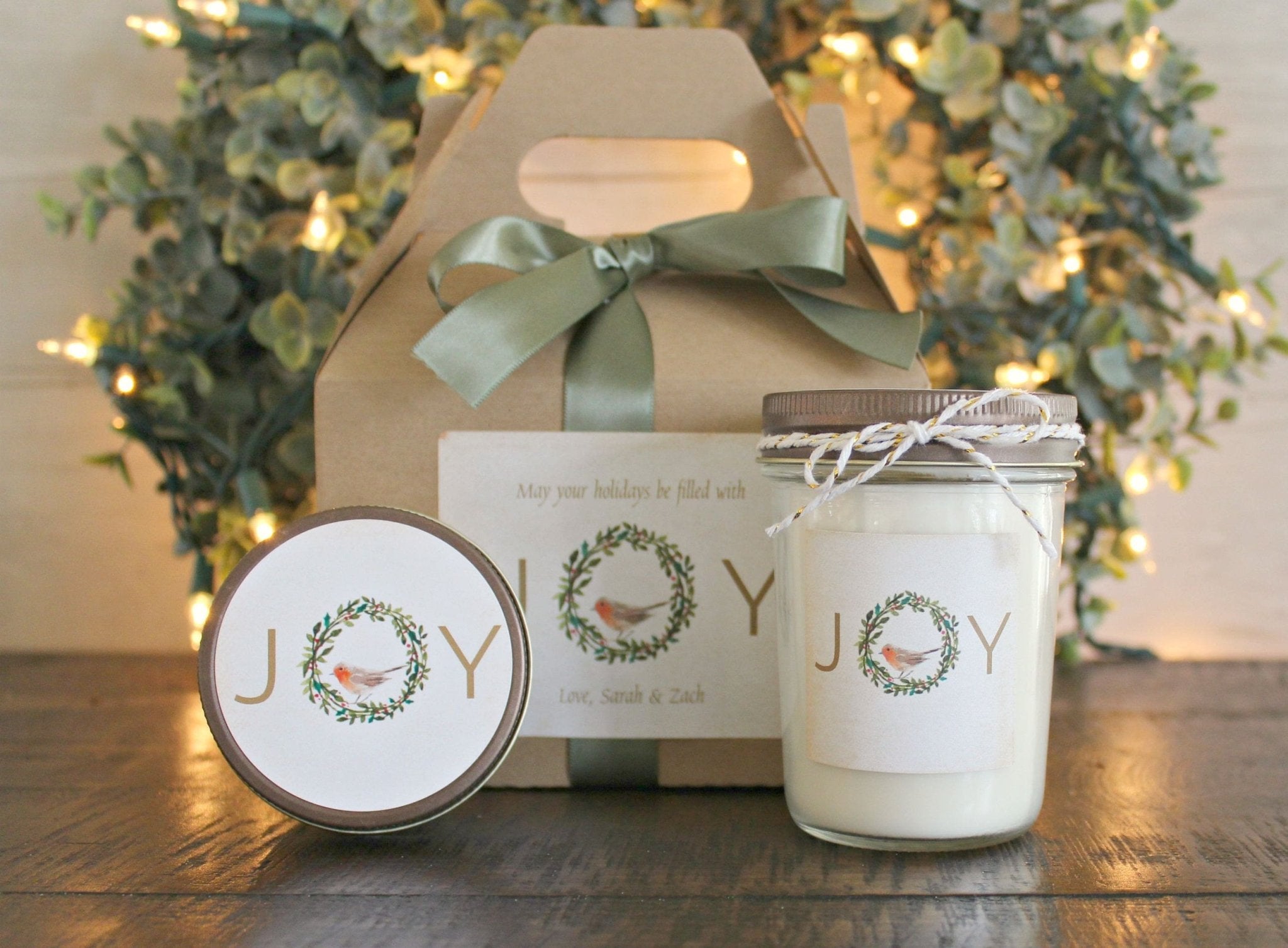 Joy Christmas Gift Set - The Dancing Wick