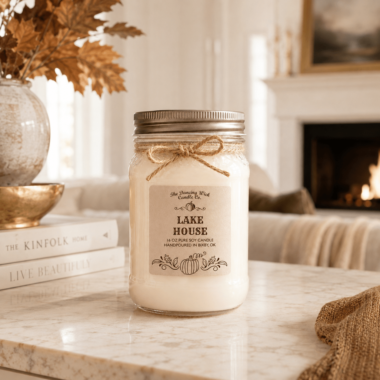 Lake House - Fall Candle - The Dancing Wick