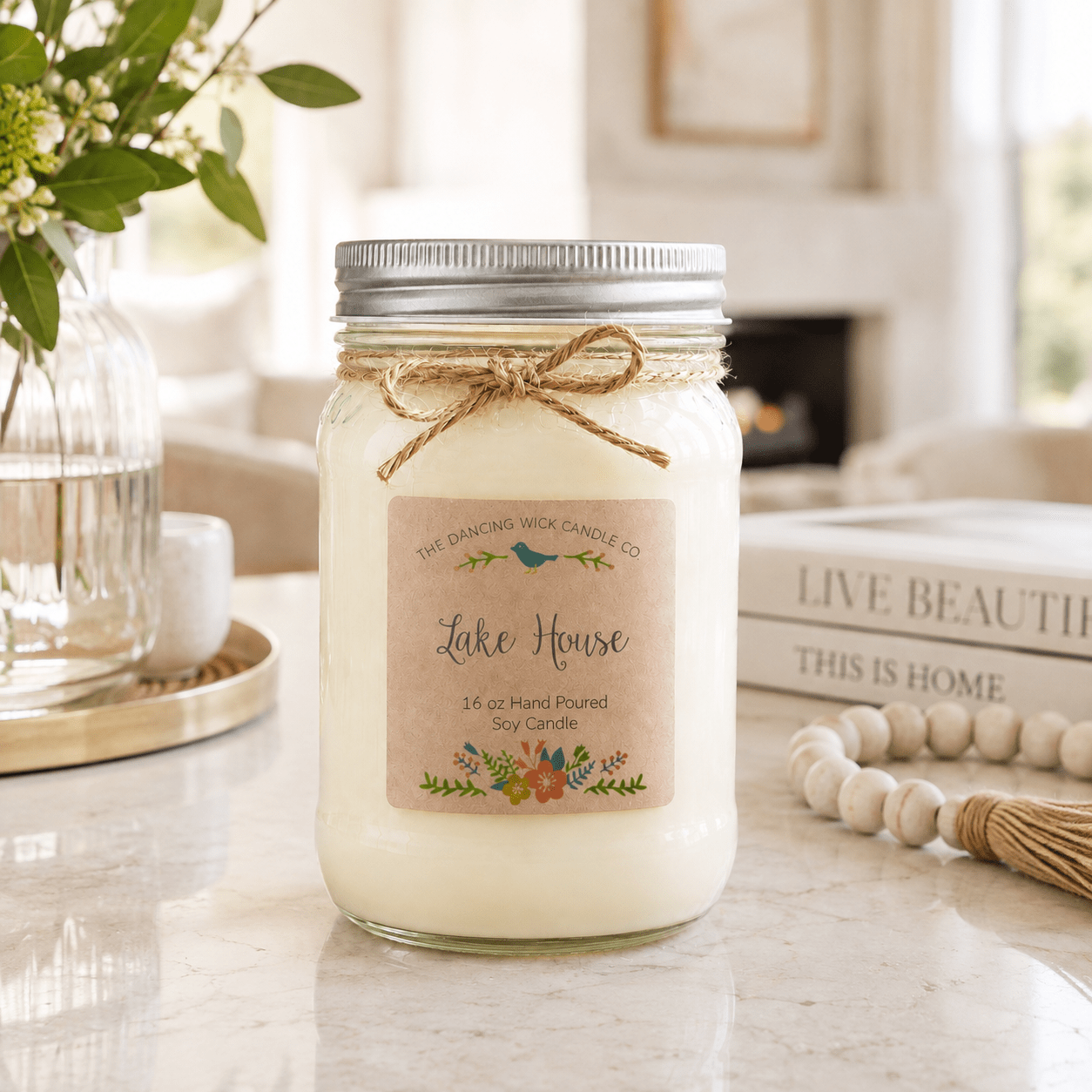 Lake House - Spring TDW Candle - The Dancing Wick