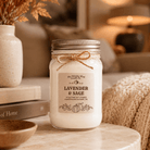 Lavender & Sage - Fall Candle - The Dancing Wick
