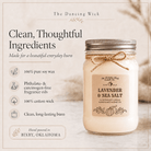 Lavender & Sea Salt - Fall Candle - The Dancing Wick