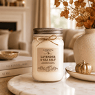 Lavender & Sea Salt - Fall Candle - The Dancing Wick