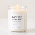Lavender & Sea Salt - TDW Signature Candle - The Dancing Wick