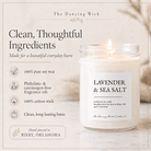Lavender & Sea Salt - TDW Signature Candle - The Dancing Wick