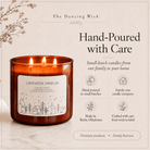 Lavender Vanilla - 3 Wick Christmas Tumbler Candle - The Dancing Wick