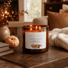 Lavender Vanilla - 3 Wick Fall Pumpkin Candle - The Dancing Wick