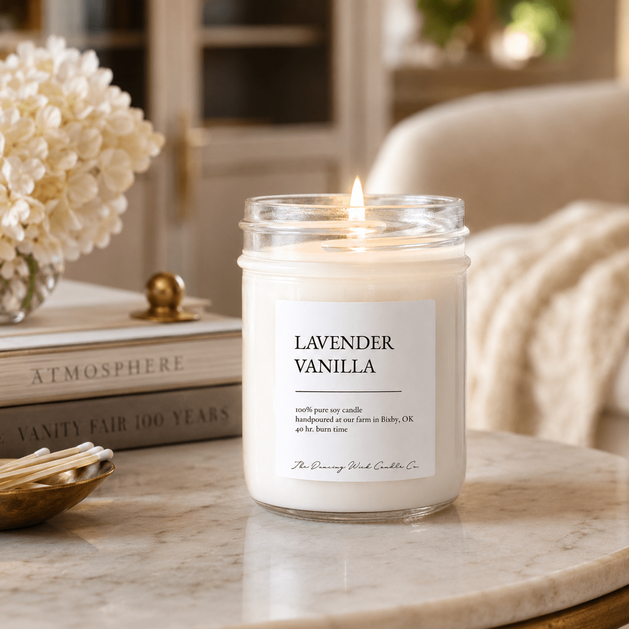 Lavender Vanilla - TDW Signature Candle - The Dancing Wick