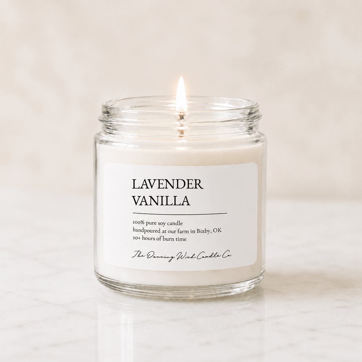 Lavender Vanilla - TDW Signature Candle - The Dancing Wick