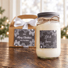 Let it Snow Christmas Candle - The Dancing Wick