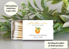 Little Cutie Personalized Baby Shower Favors: 4 oz Soy Candle - The Dancing Wick