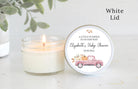 Little Pumpkin Truck Baby Shower Candle Favor - The Dancing Wick