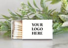 Logo Match Boxes (Double - Sided Labels) - Set of 10 - The Dancing Wick