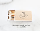 Logo Match Boxes (Double - Sided Labels) - Set of 10 - The Dancing Wick
