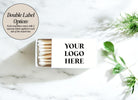 Logo Match Boxes (Double - Sided Labels) - Set of 10 - The Dancing Wick