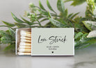 Love Struck Personalized Matches - Set of 10 - The Dancing Wick