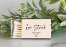 Love Struck Personalized Matches - Set of 10 - The Dancing Wick