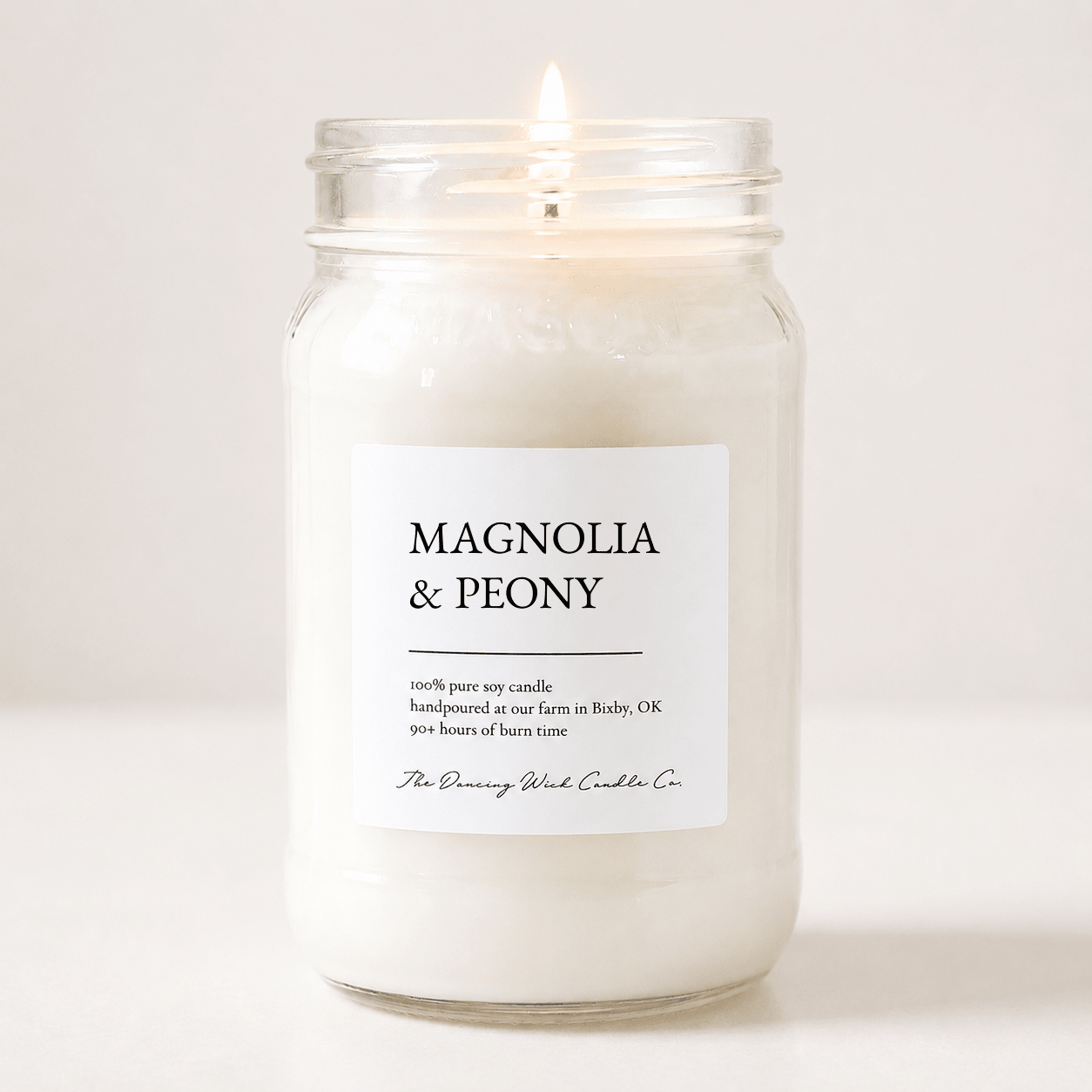 Magnolia & Peony - TDW Signature Candle - The Dancing Wick