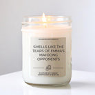 Mahjong Gift Smells Like the Tears of My Opponents Candle - The Dancing Wick
