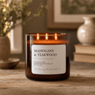 Mahogany & Teakwood - 3 Wick Everyday Tumbler Candle - The Dancing Wick