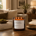Mahogany & Teakwood - 3 Wick Everyday Tumbler Candle - The Dancing Wick