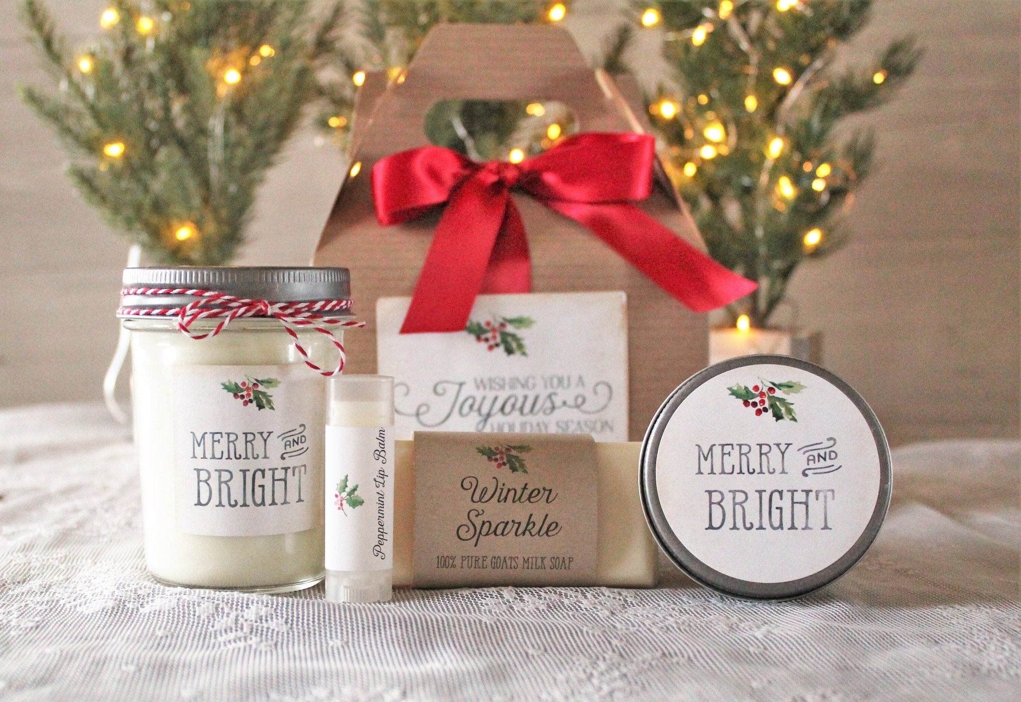 Merry and Bright Large Gift Set - The Dancing Wick