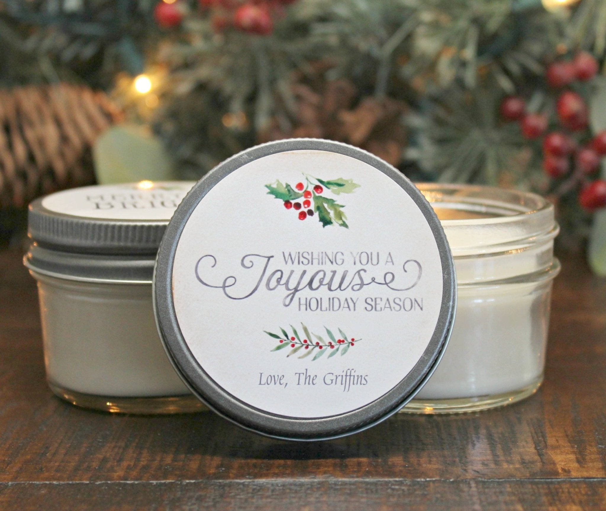 Merry & Bright Christmas Favor - The Dancing Wick