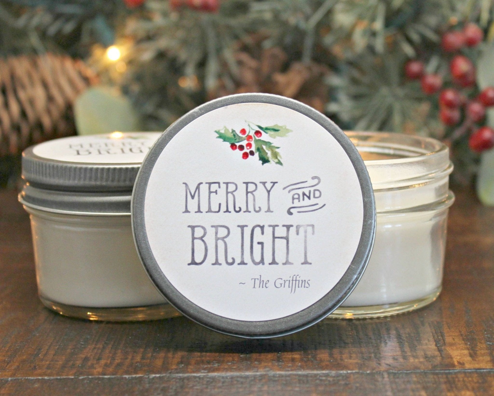 Merry & Bright Christmas Favor - The Dancing Wick