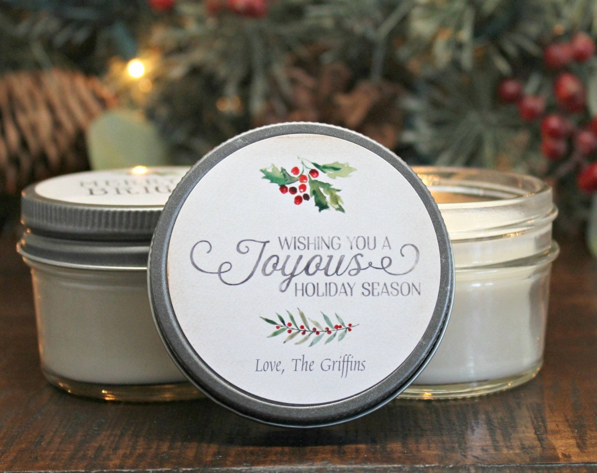 Merry & Bright Christmas Favor - The Dancing Wick