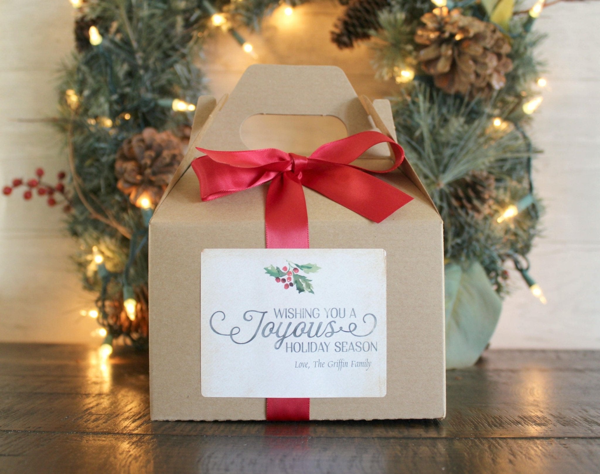 Merry & Bright Christmas Gift Set - The Dancing Wick
