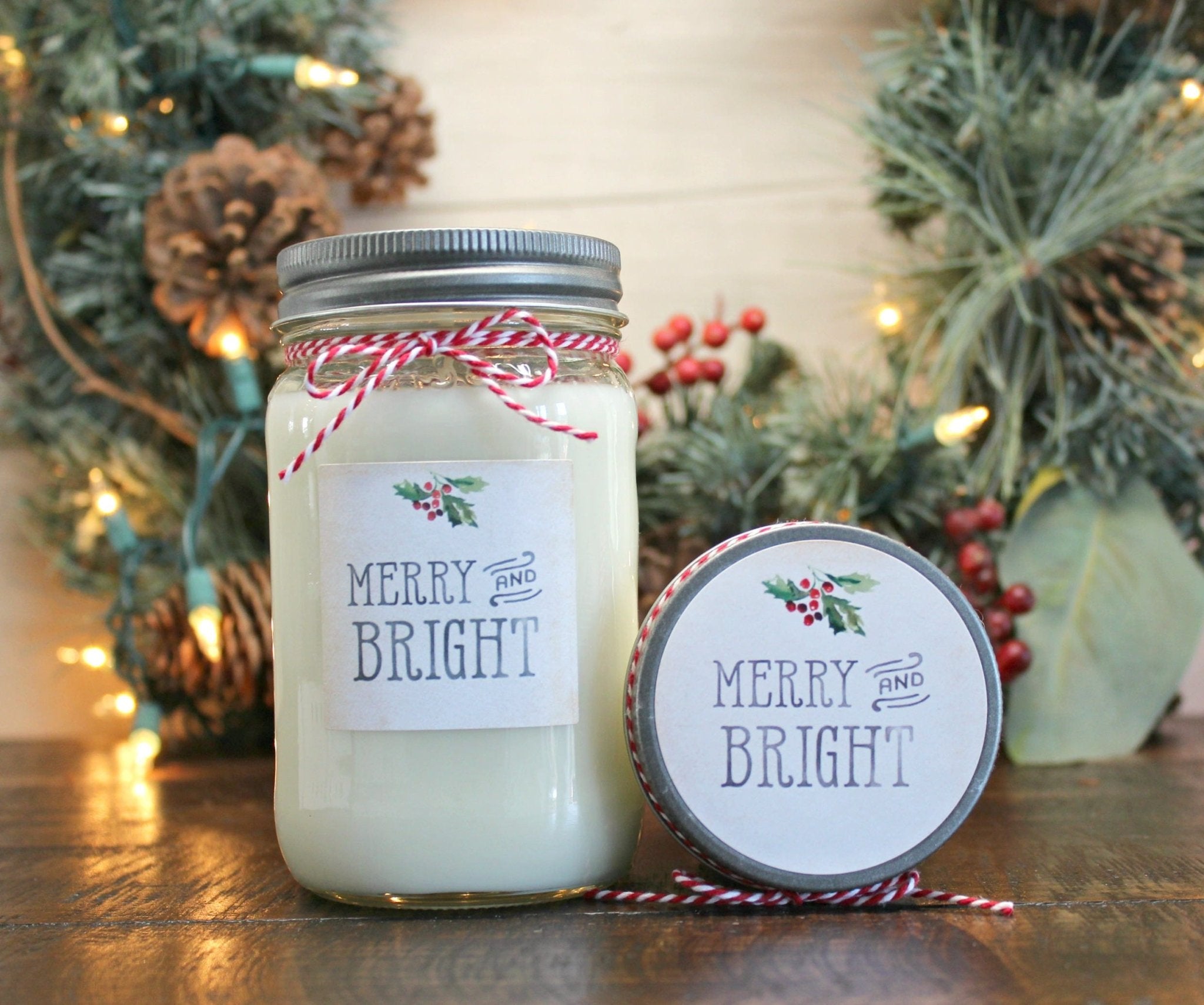 Merry & Bright Christmas Gift Set - The Dancing Wick
