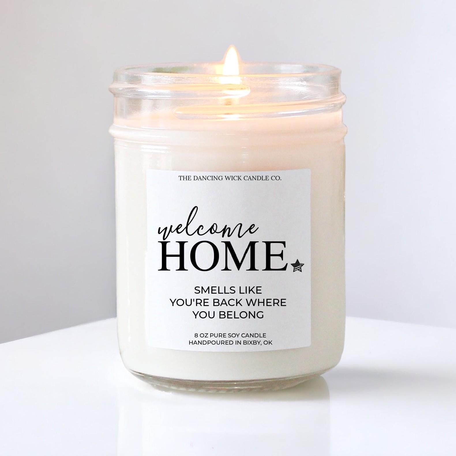 Military Welcome Home Candle - The Dancing Wick