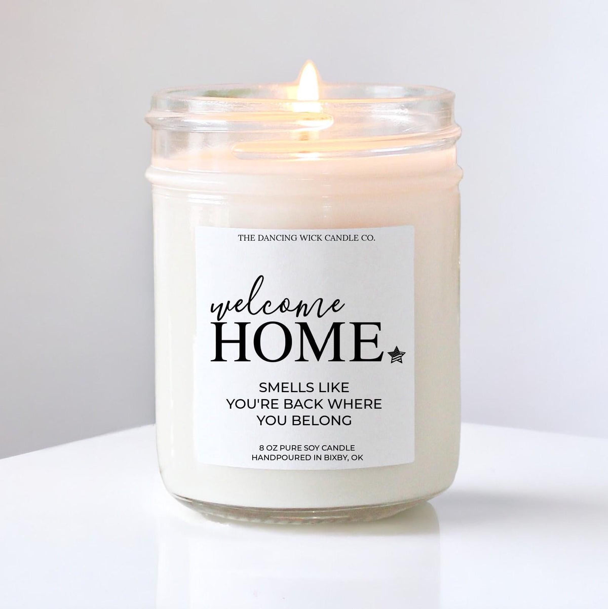 Military Welcome Home Candle - The Dancing Wick