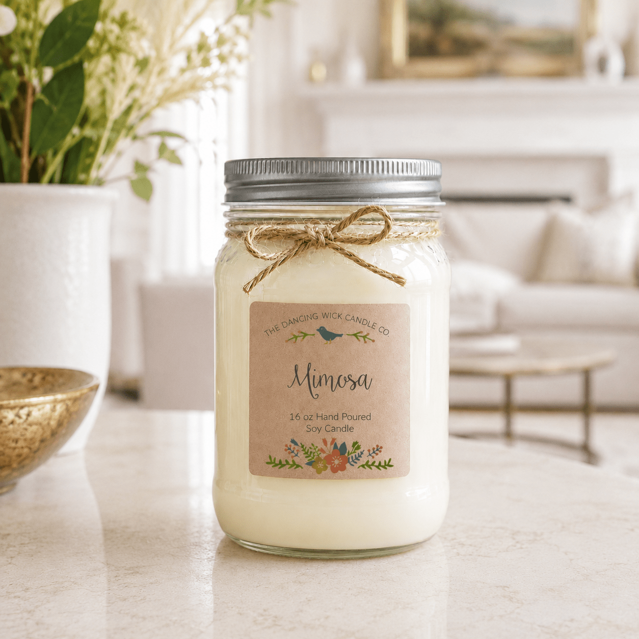 Mimosa - Spring TDW Candle - The Dancing Wick