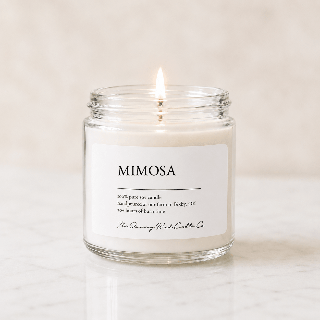 Mimosa - TDW Signature Candle - The Dancing Wick