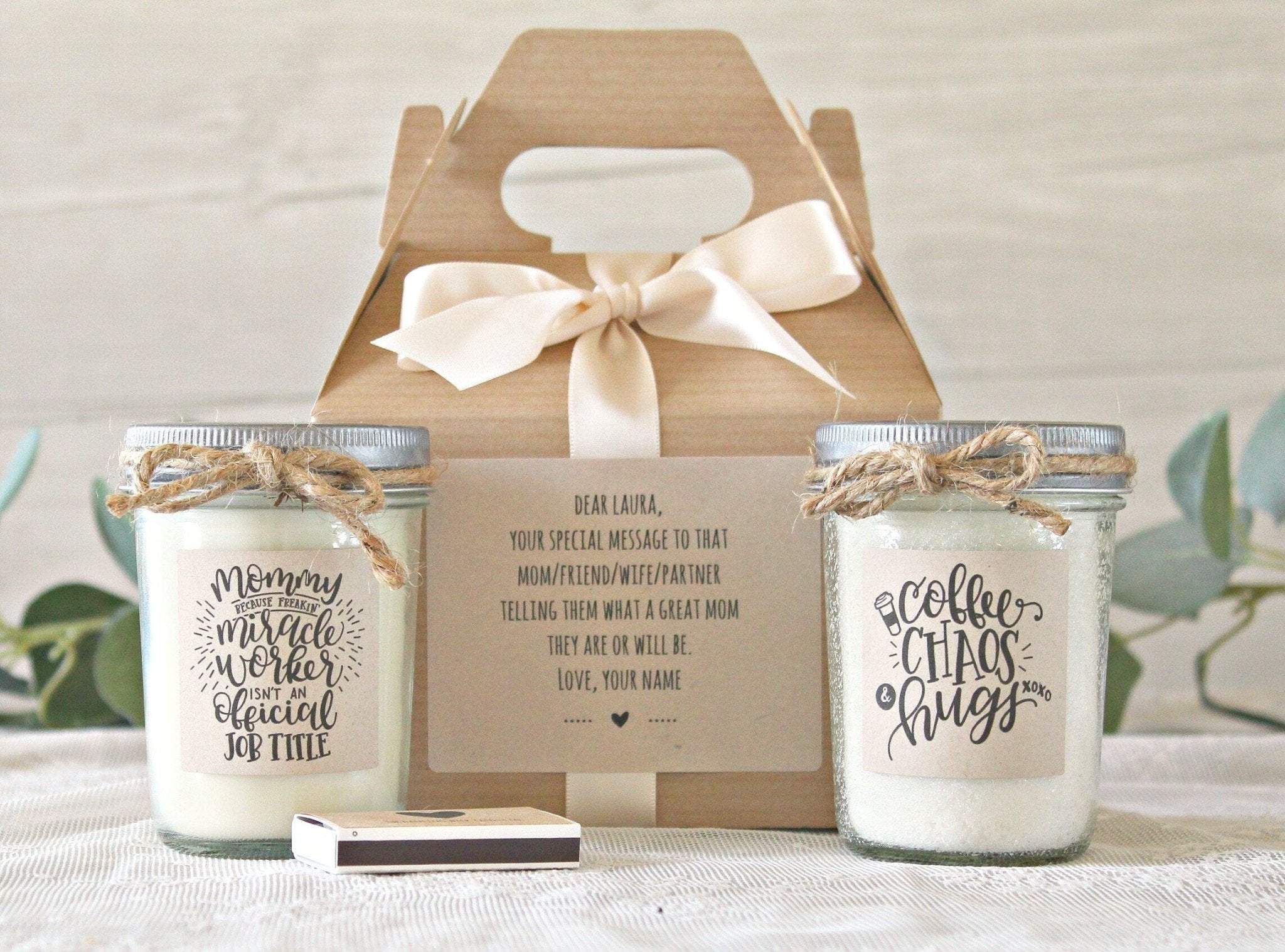 Mommy (Miracle Worker) Gift Set - The Dancing Wick