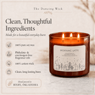 Morning Latte - 3 Wick Christmas Tumbler Candle - The Dancing Wick