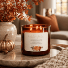 Morning Latte - 3 Wick Fall Pumpkin Candle - The Dancing Wick