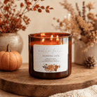 Morning Latte - 3 Wick Fall Pumpkin Candle - The Dancing Wick