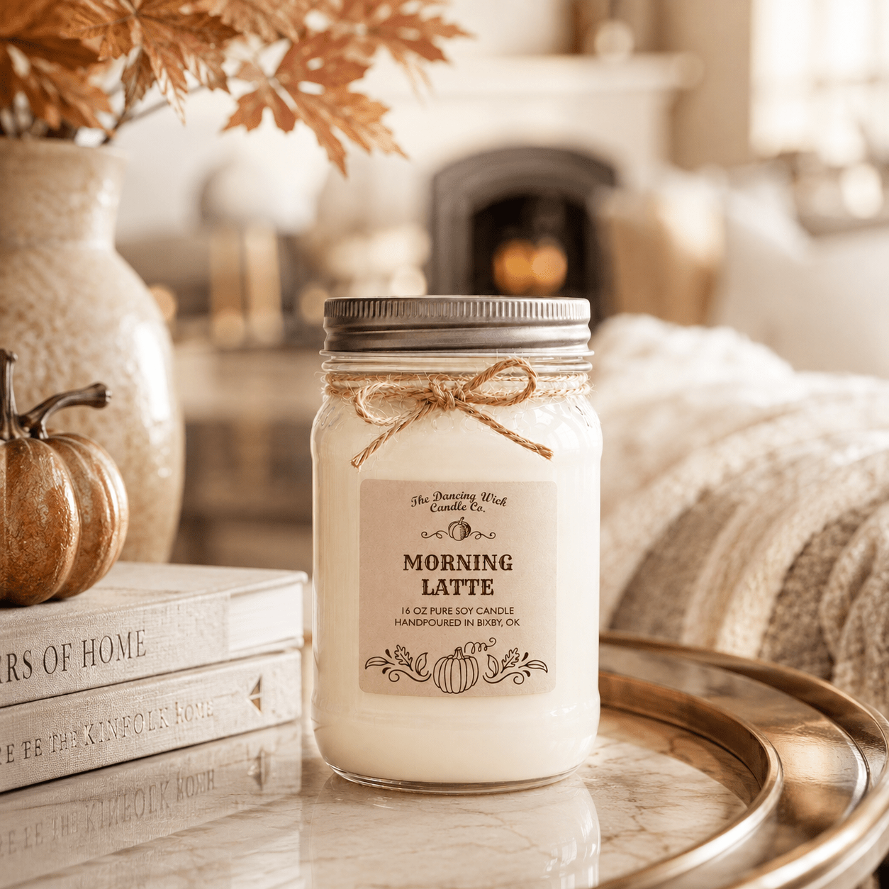 Morning Latte - Fall Candle - The Dancing Wick