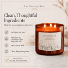 Mountain Air - 3 Wick Christmas Tumbler Candle - The Dancing Wick