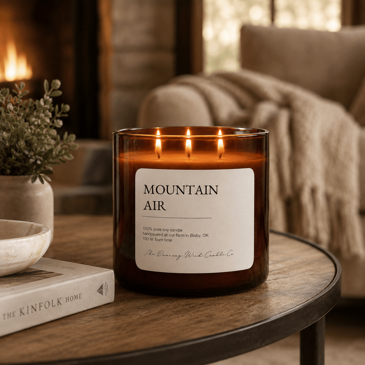 Mountain Air - 3 Wick Everyday Tumbler Candle - The Dancing Wick