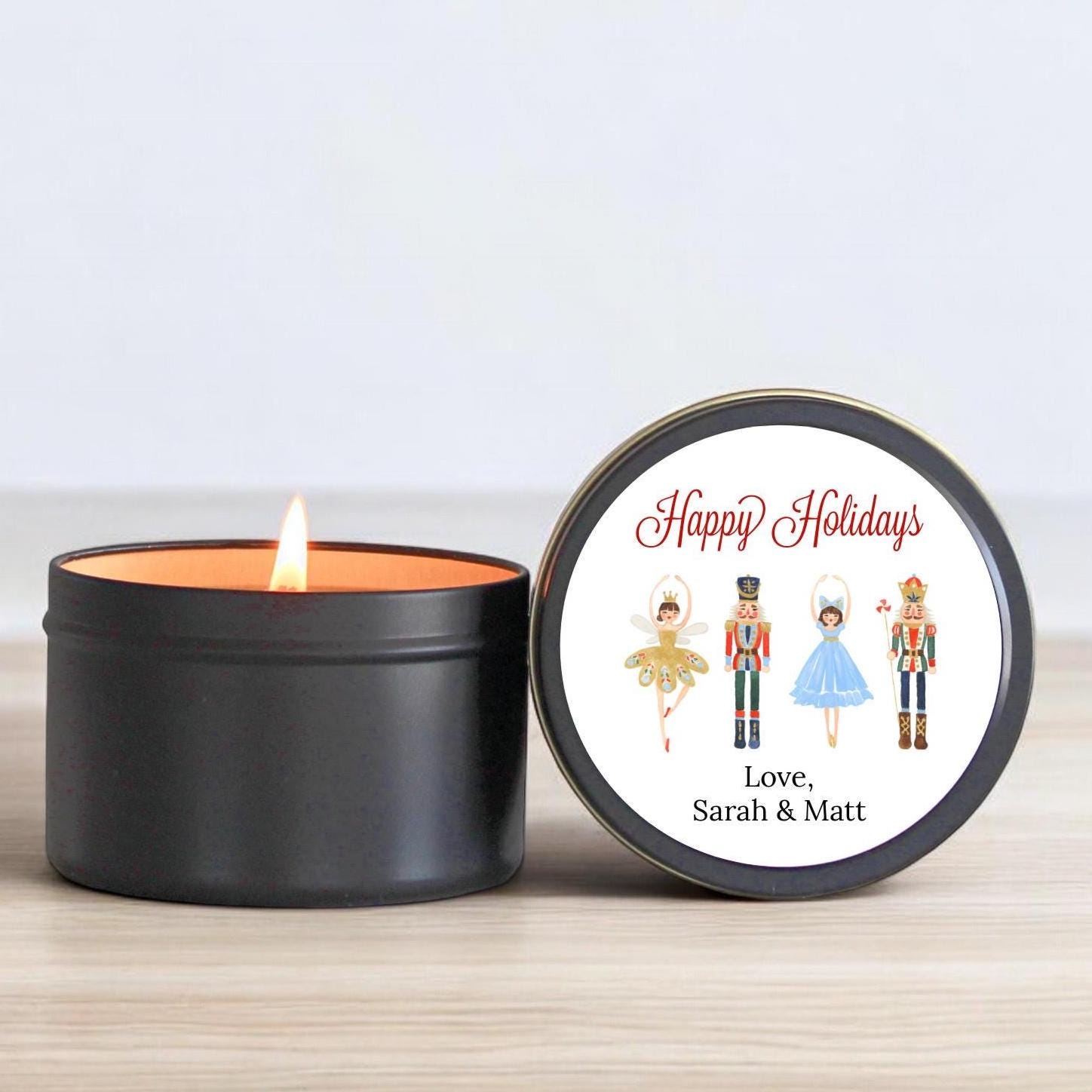 Nutcracker Christmas Tin - The Dancing Wick
