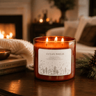 Ocean Breeze - 3 Wick Christmas Tumbler Candle - The Dancing Wick