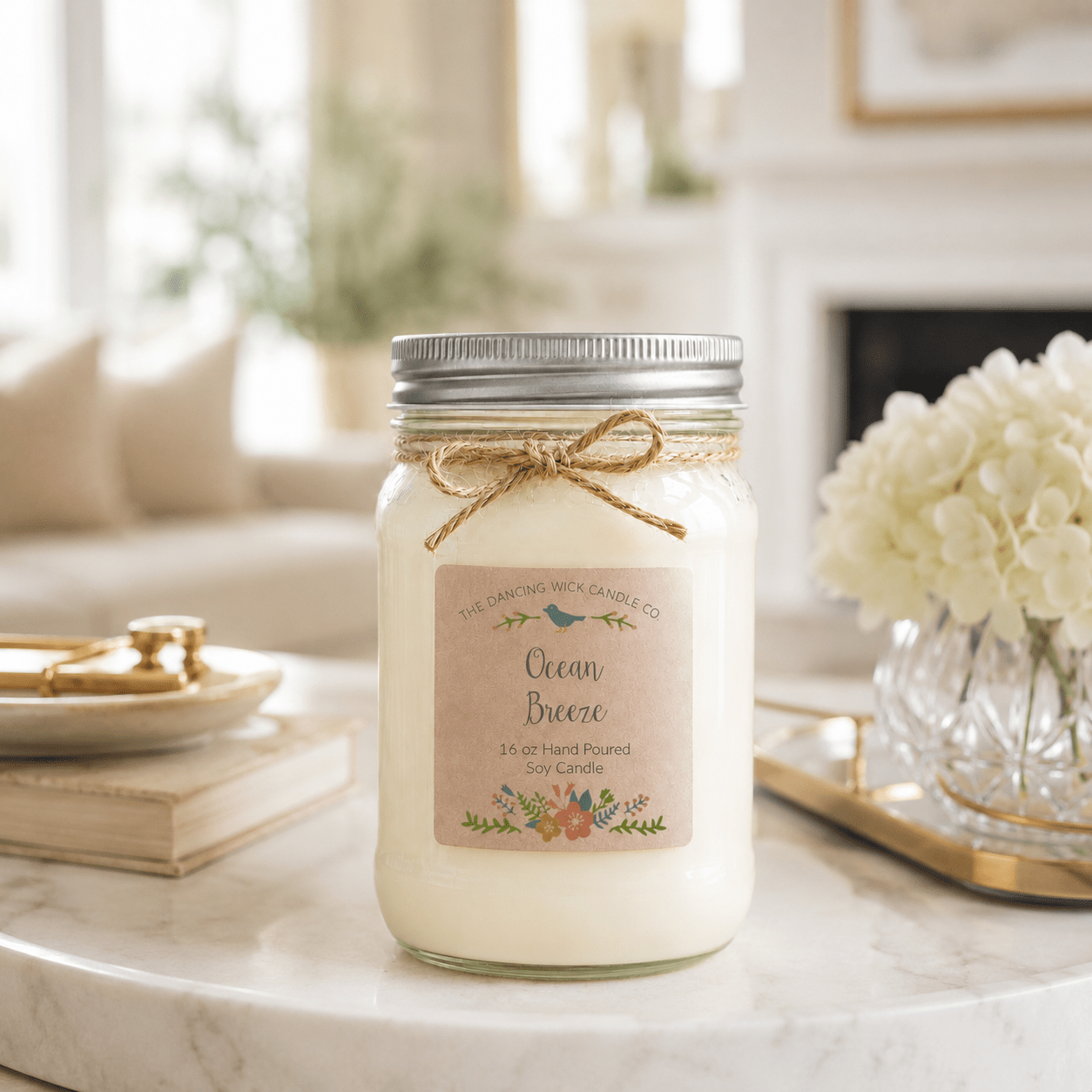 Ocean Breeze - Spring TDW Candle - The Dancing Wick