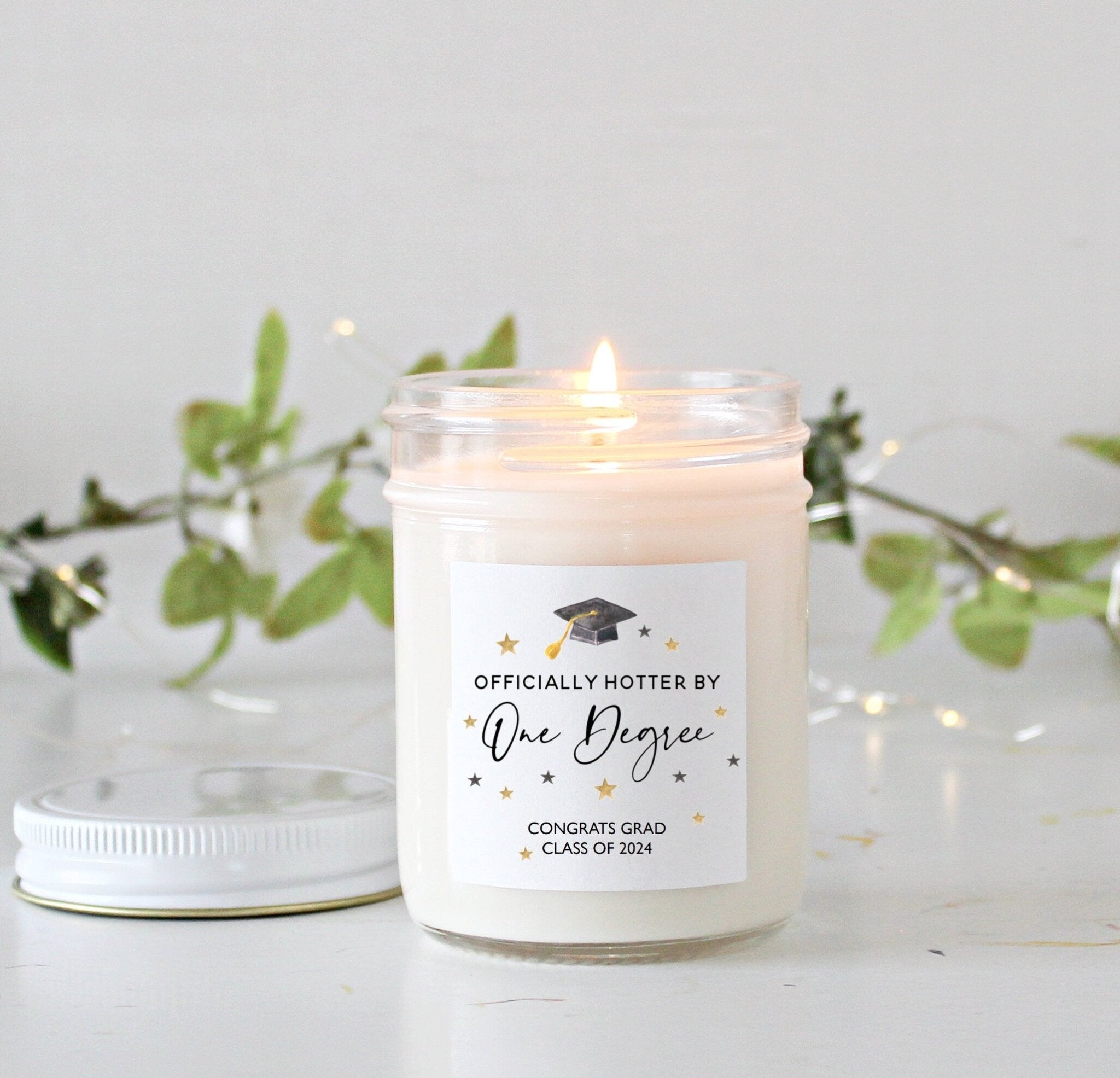 One Degree Hotter Graduation Candle - The Dancing Wick