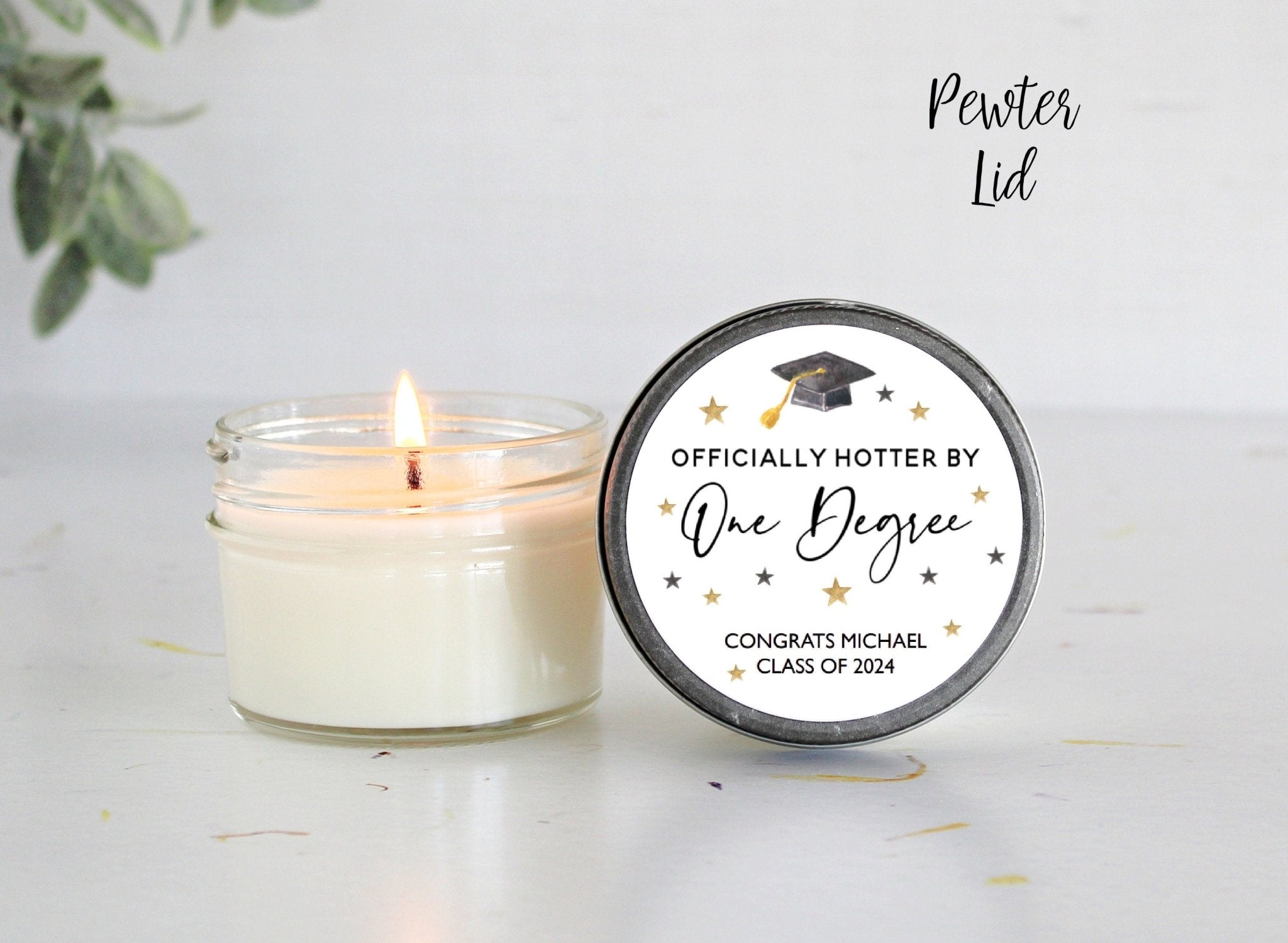 One Degree Hotter Graduation Party Favors - The Dancing Wick