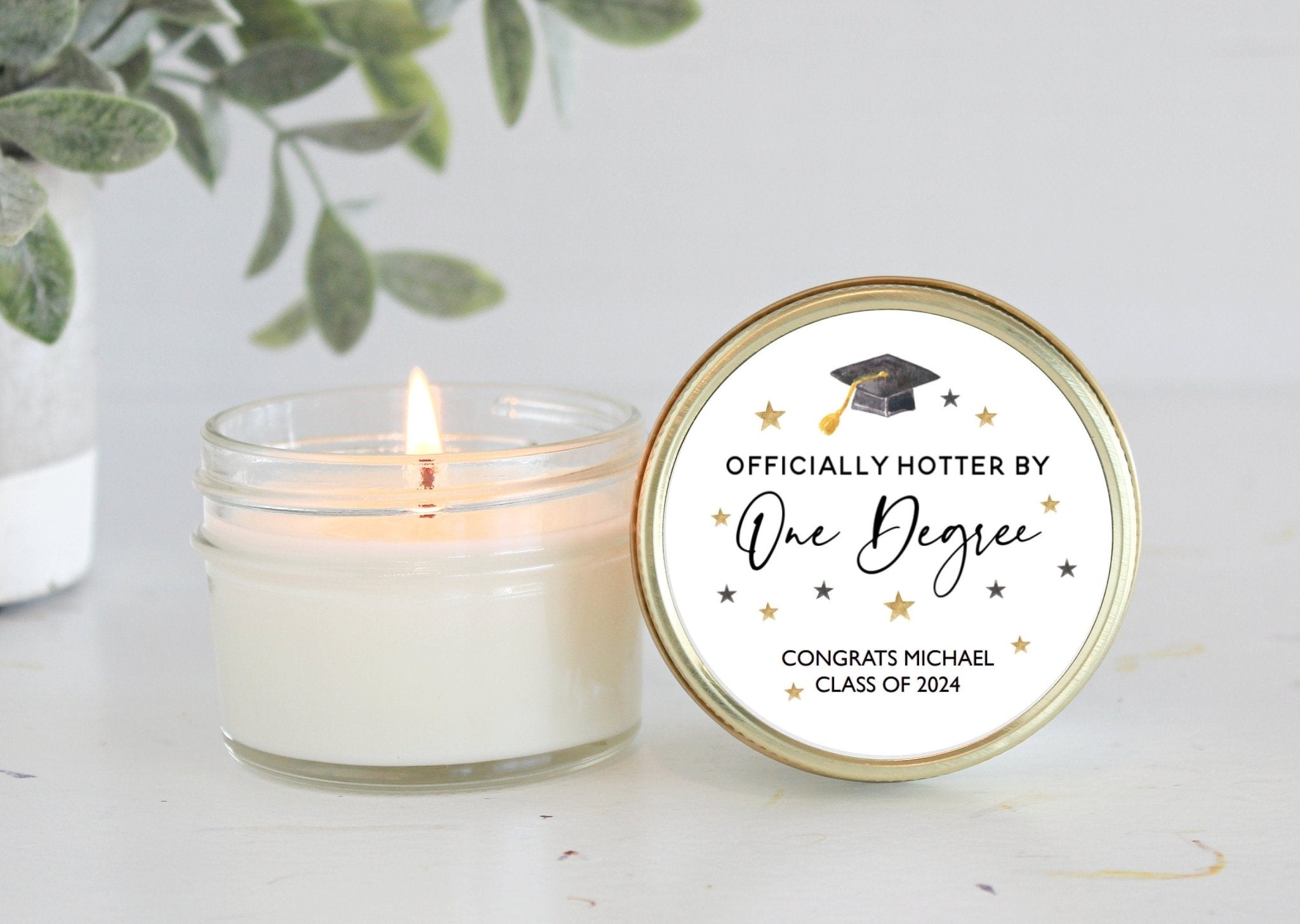 One Degree Hotter Graduation Party Favors - The Dancing Wick