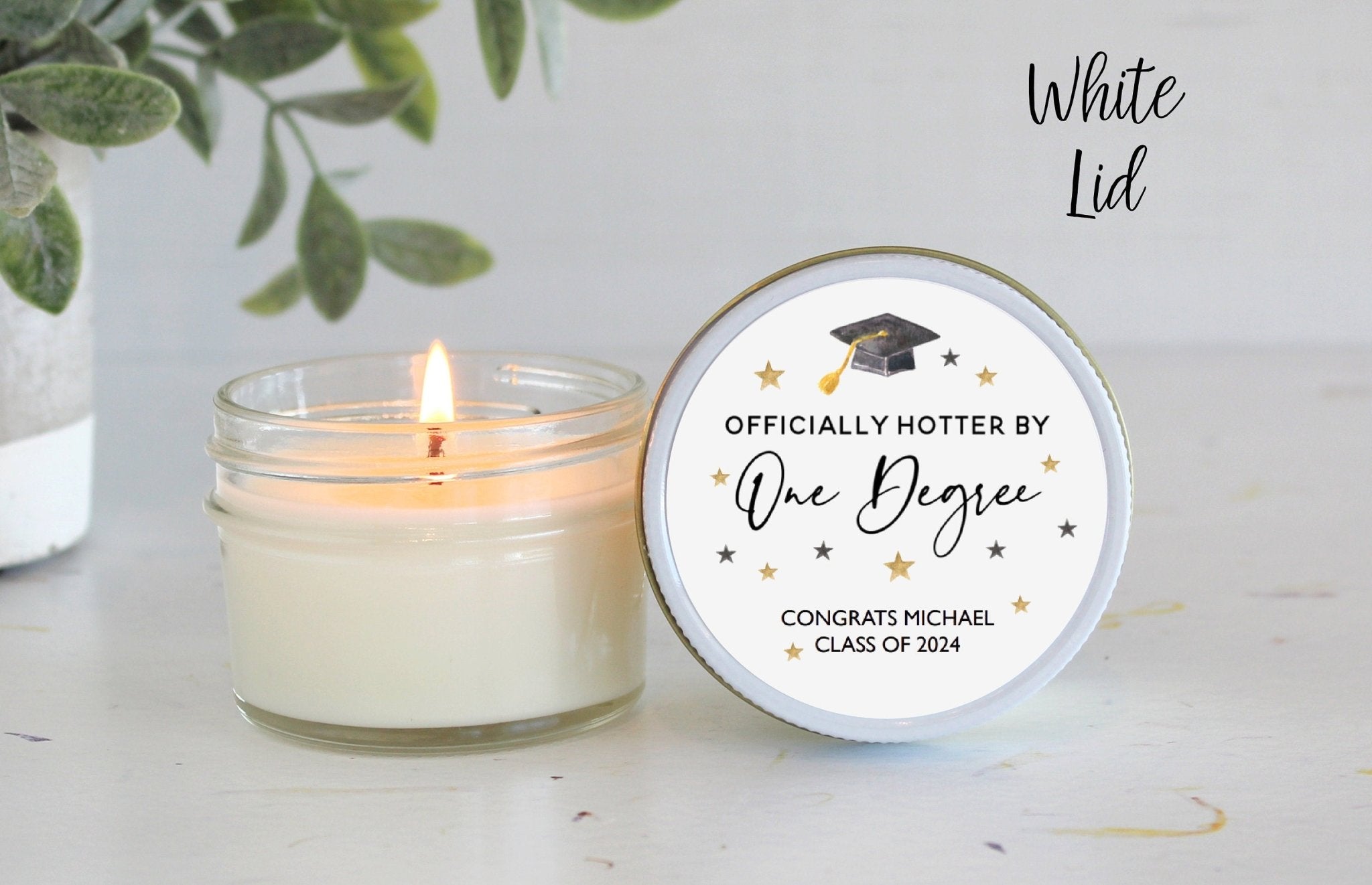 One Degree Hotter Graduation Party Favors - The Dancing Wick