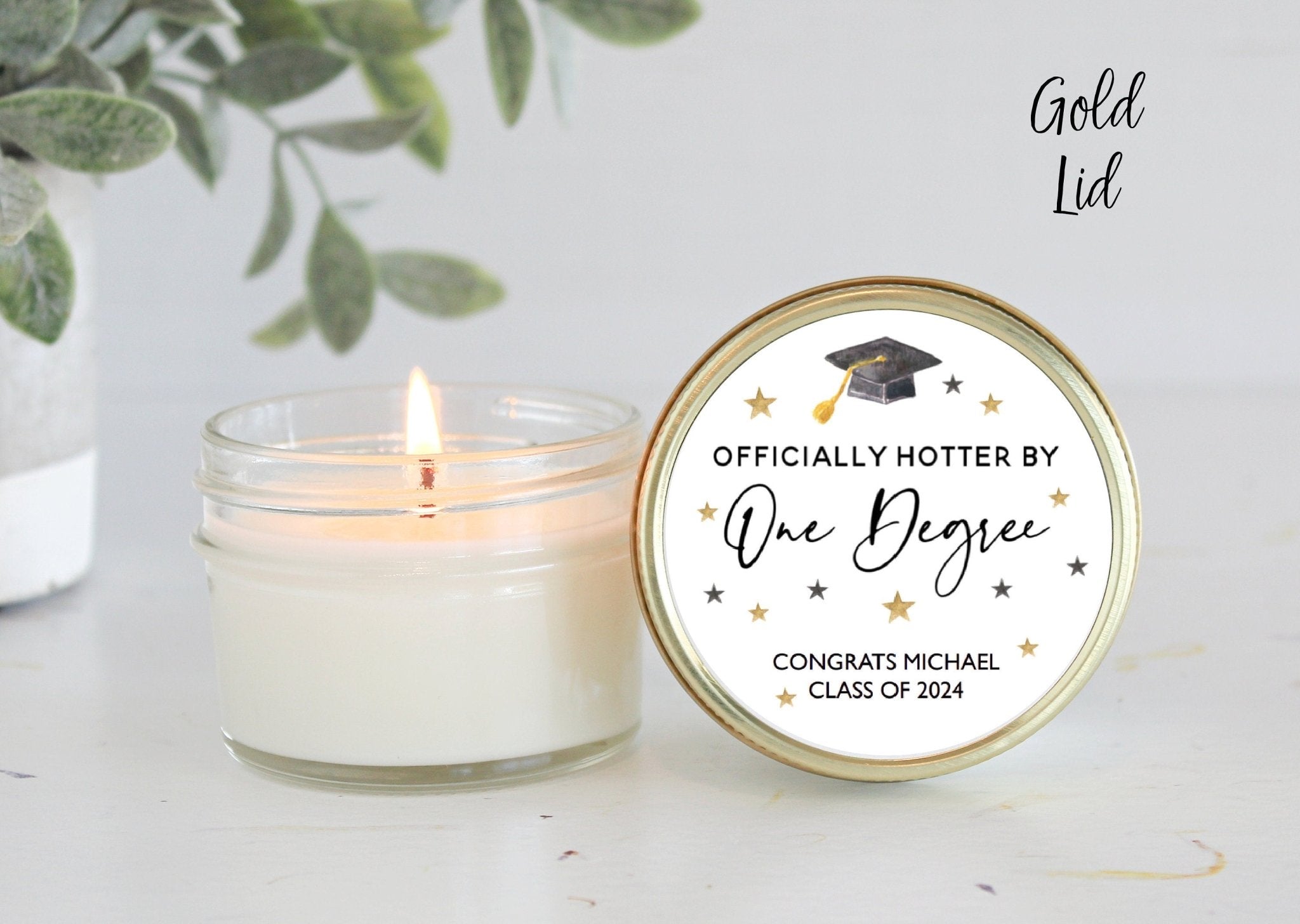 One Degree Hotter Graduation Party Favors - The Dancing Wick